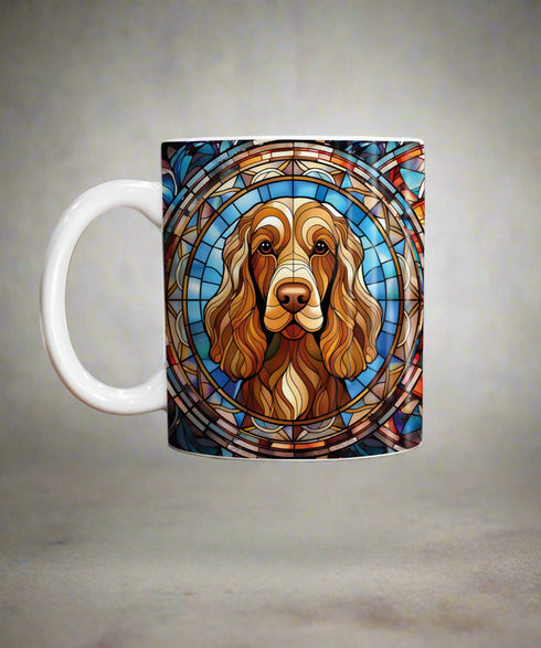 Cocker (Working) Brown Suncatcher Artwork Ceramic Mug